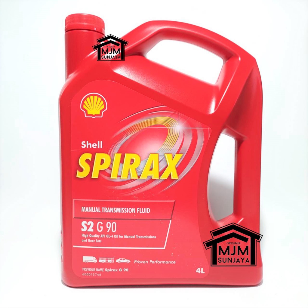 Oli Shell Spirax S2 G 80W-90 Transmisi Manual Gardan 80W90 4 Liter Galon