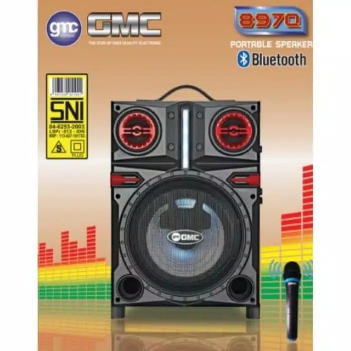 Speaker Bluetooth Meeting Portable GMC 6.5 Inch 897Q