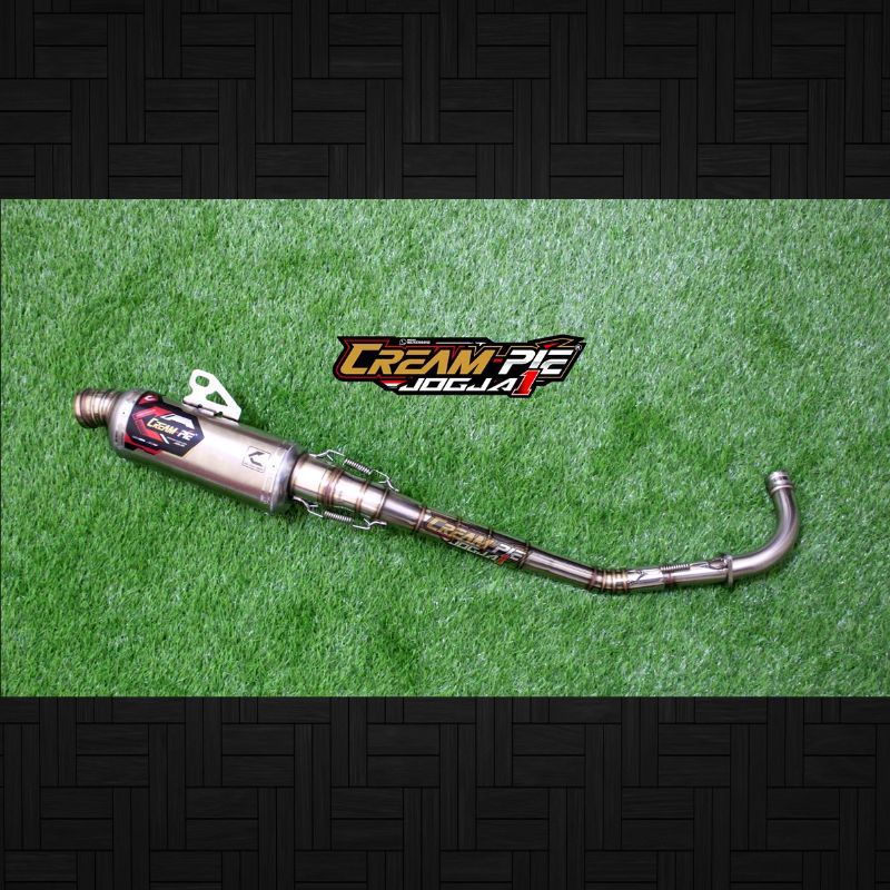 Knalpot Creampie Jogjakarta Jupiter Z Road Race 5tp  Oval trioval stainless original racing jogjakar