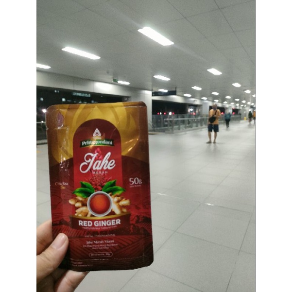 Jahe Merah Instan Termurah dan Terjangkau, Murni tanpa Gula 50g
