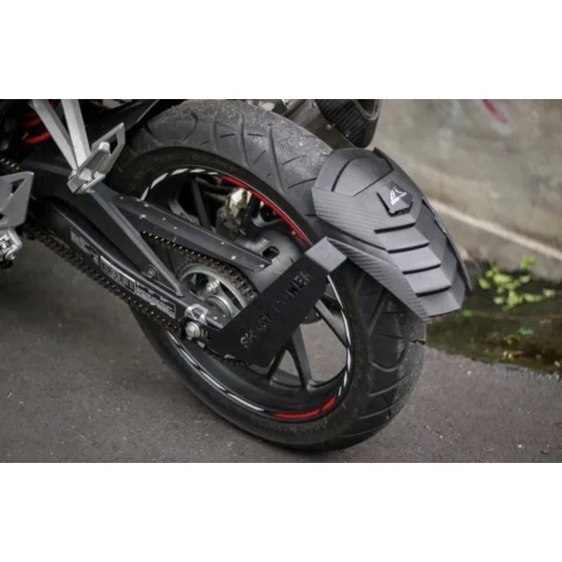 COD Mud Guard/Mudguar New Shark Power Universal R15,Cbr150r,Vixion,Xabre,Ninja,R25 dll
