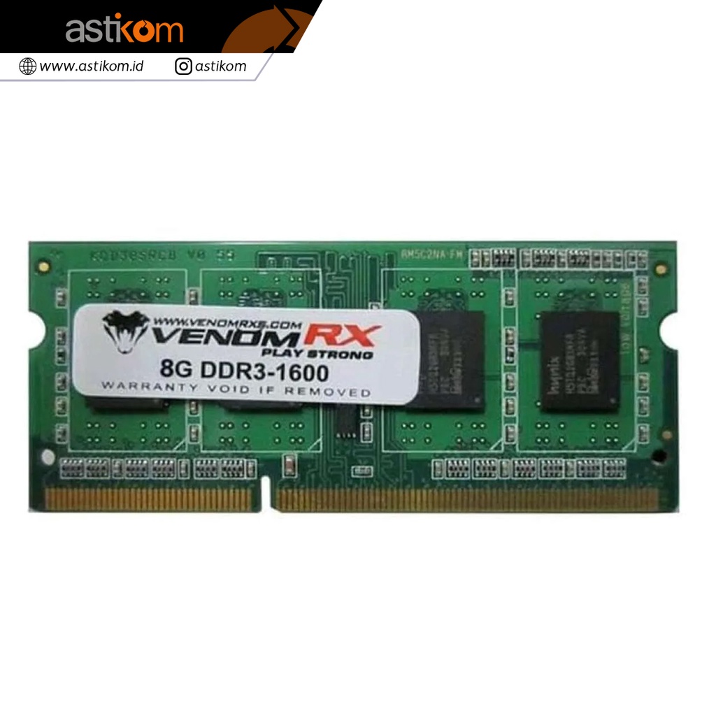 Memory RAM Sodimm VenomRX DDR3L 8GB For Notebook