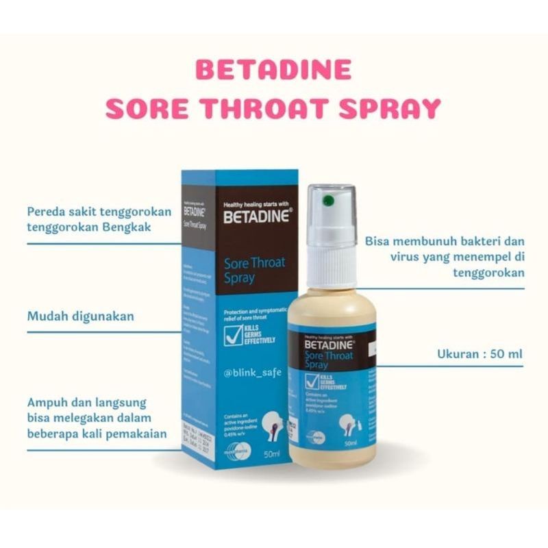 Betadine Sore Throat Spray