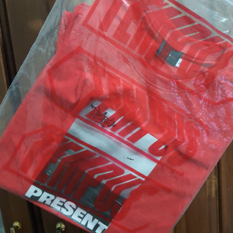 TEMPUS PRESENT T-SHIRT [RED] DONGHAE SUPER JUNIOR