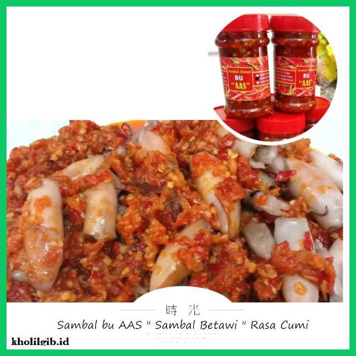 

Aneka-Sambal- Sambal Goreng Cumi Bu Aas -Pedeeeeeezzzzzzz.