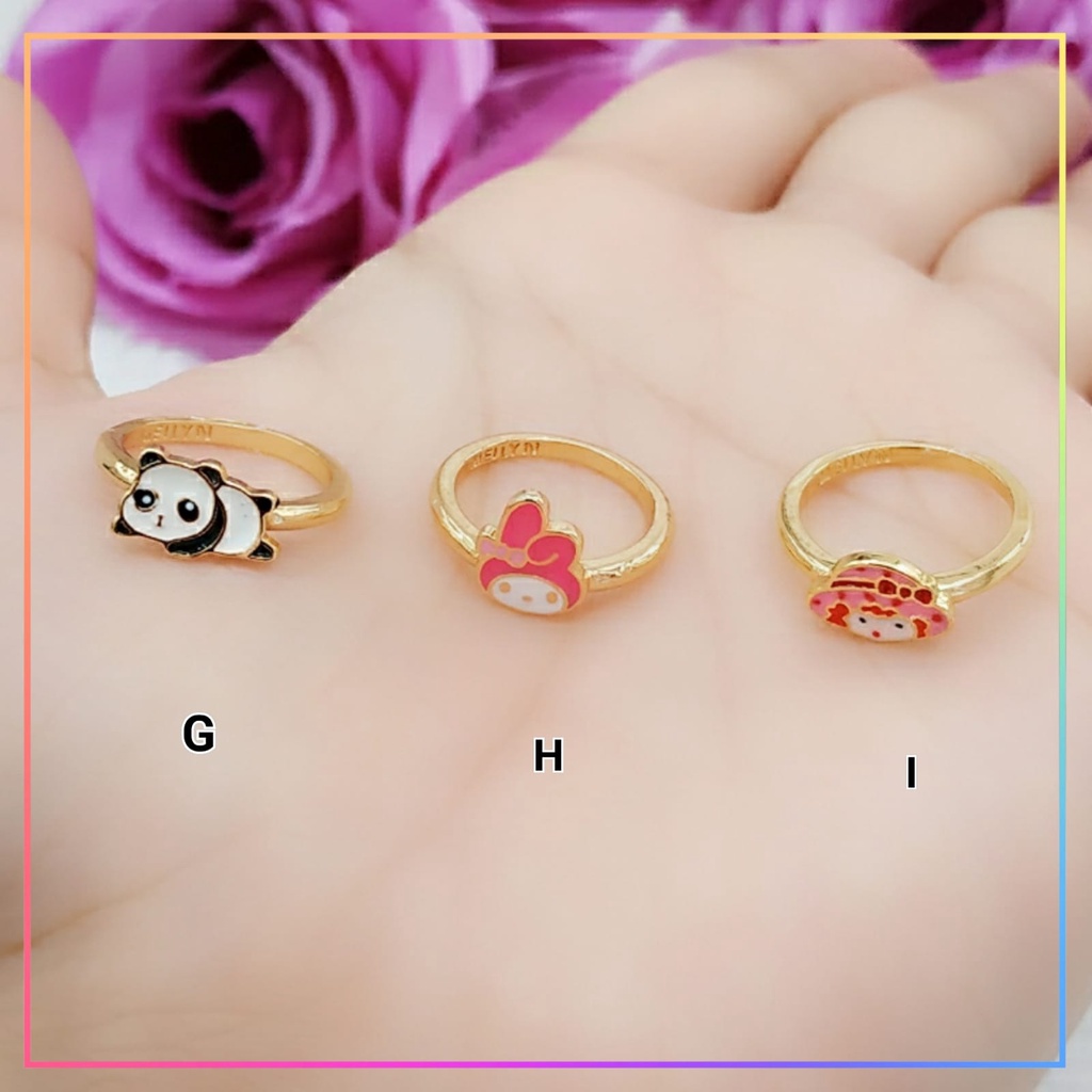 Cincin xuping cincin anak hello kitty lapis emas gold CA 003