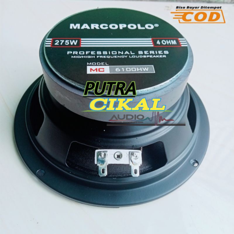 Speaker Marcopolo 6" Inch Magnet Besar / Speaker Midrange 6" Inch