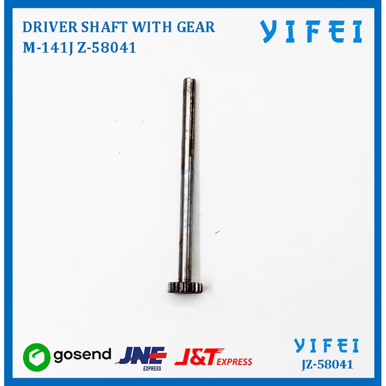 DRIVER SHAFT WITH GEAR M-141 MESIN POTONG KM KS AU YIFEI-58041