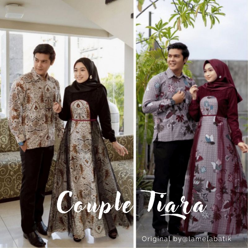 Gamis Couple Brukat Lebaran, Gamis Syar'i 2022, Baju Couple Lebaran Terbaru, Seragam,