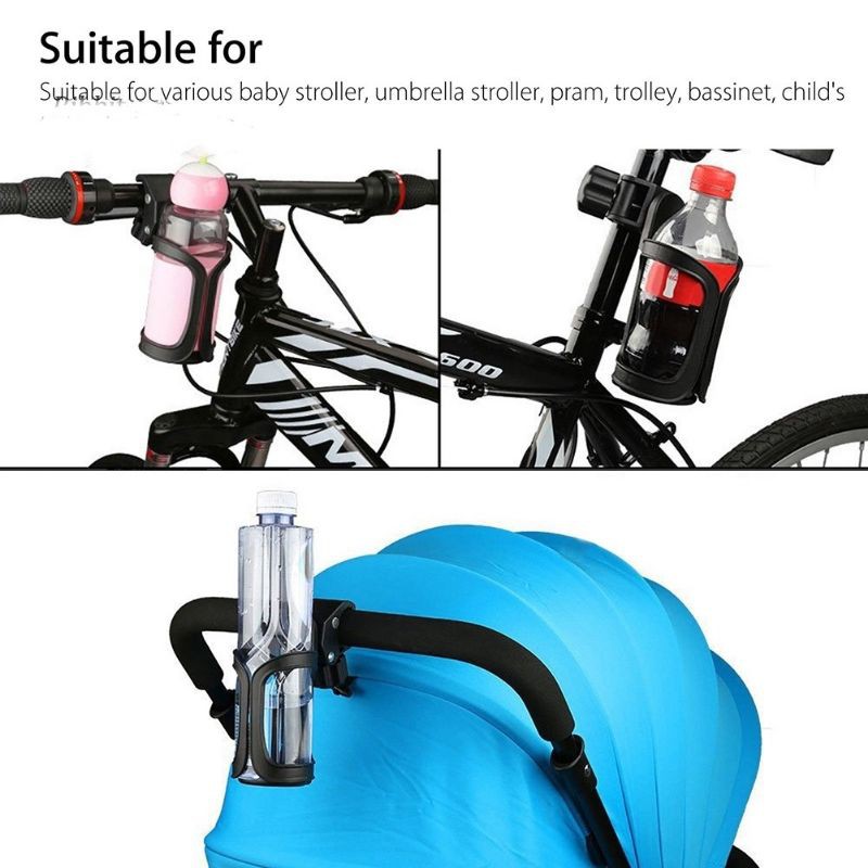 Stroller Cup Holder Universal Bike Gantungan Botol Air Sepeda 360