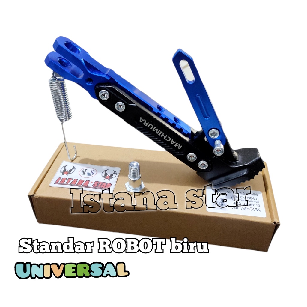 Standar Samping Robot CNC Universal Bisa Di Stel Panjang Pendek/Standar Robot BLUE