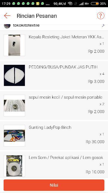 Kepala Resleting Jaket Meteran No 5 Hitam Dan Putih