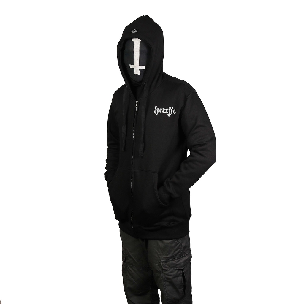 Heretic - Zip-up Zipper Hoodie - Oni