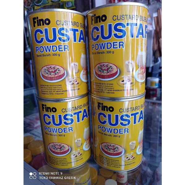 Hercules FINO CUSTARD Powder 300gr / Bubuk Tepung Vla 300 gr promo murah