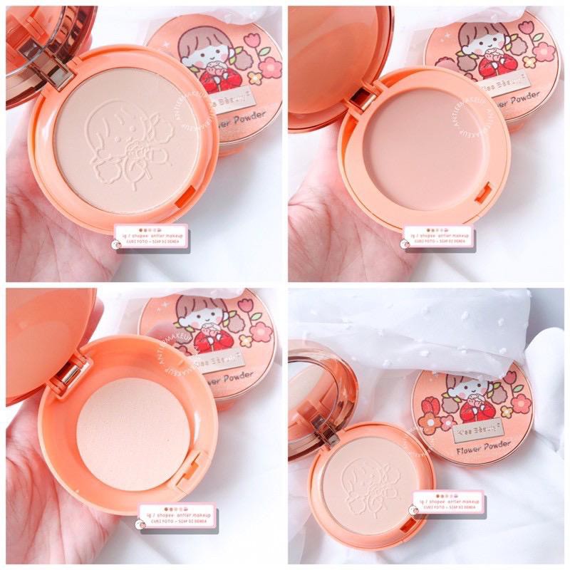 [COD] PROMO BULAN INI!!! bedak kiss beauty flower powder