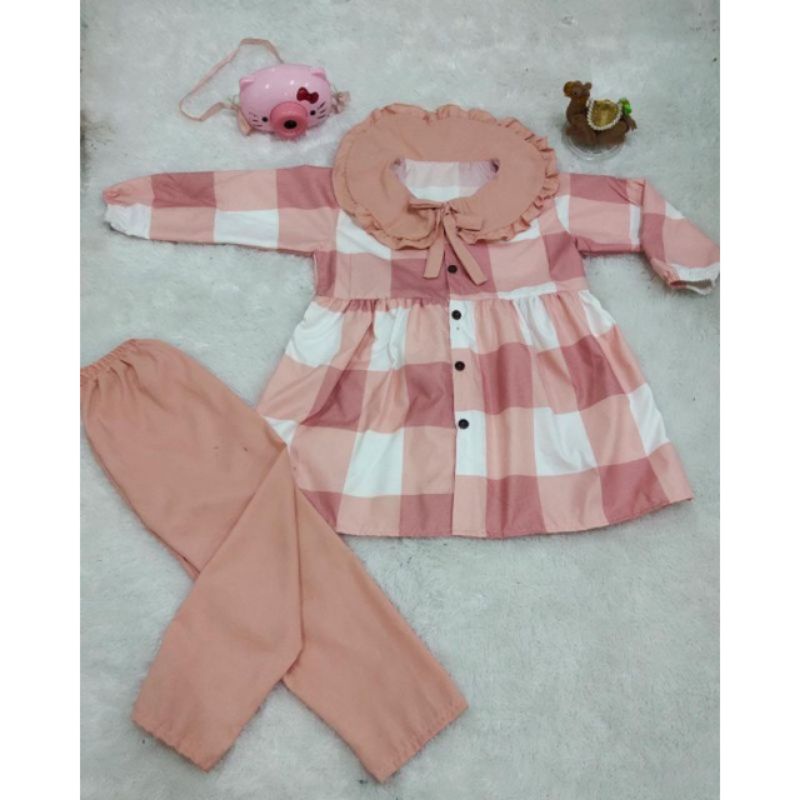 SETELAN ZAVINA ANAK 2-8TH / SET HARUKA TUNIK ANAK PEREMPUAN