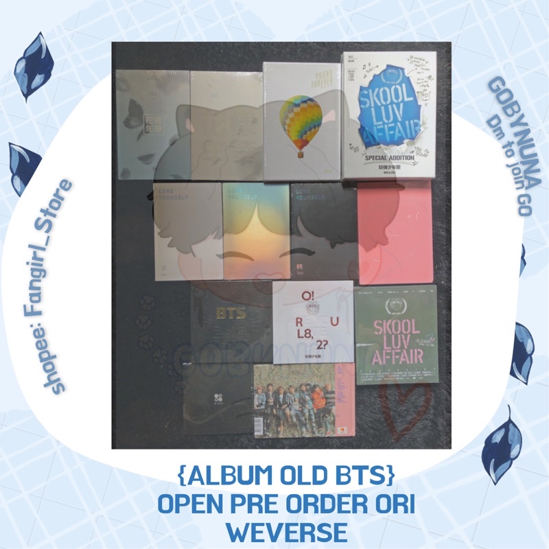 [PO 🇰🇷] ALBUM SEALED BTS OLD OR NOW | Be ess deluxe tear y o u r s e l f answer orul 2c4s yf young f