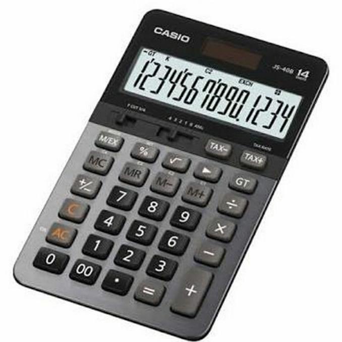 

CASIO JS 40B HEAVY DUTY CALCULATOR - KALKULATOR DESKTOP KANTOR JS40B