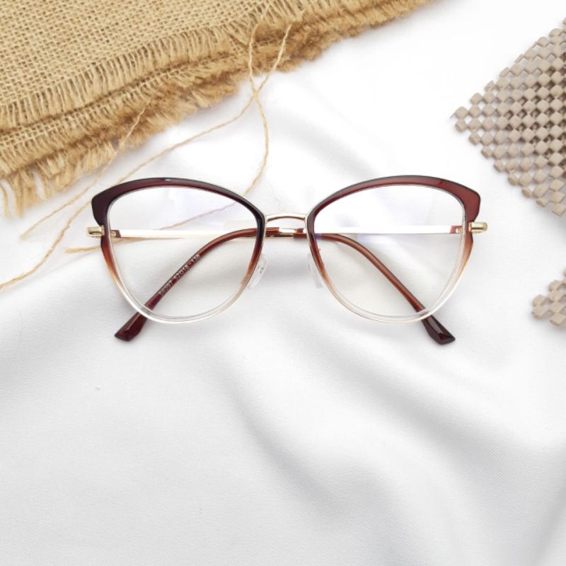 Kacamata Fashion Wanita Kacamata Bening