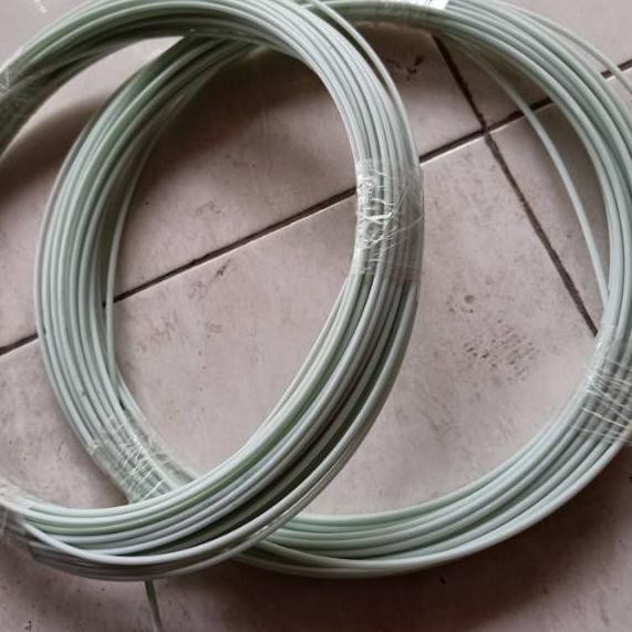 Bagus Jeruji fiber putih 1.5mm 1.8mm 2.0mm 2.2mm 2.5mm 2.7mm 3.0mm 3.5mm untuk sangkar burung,