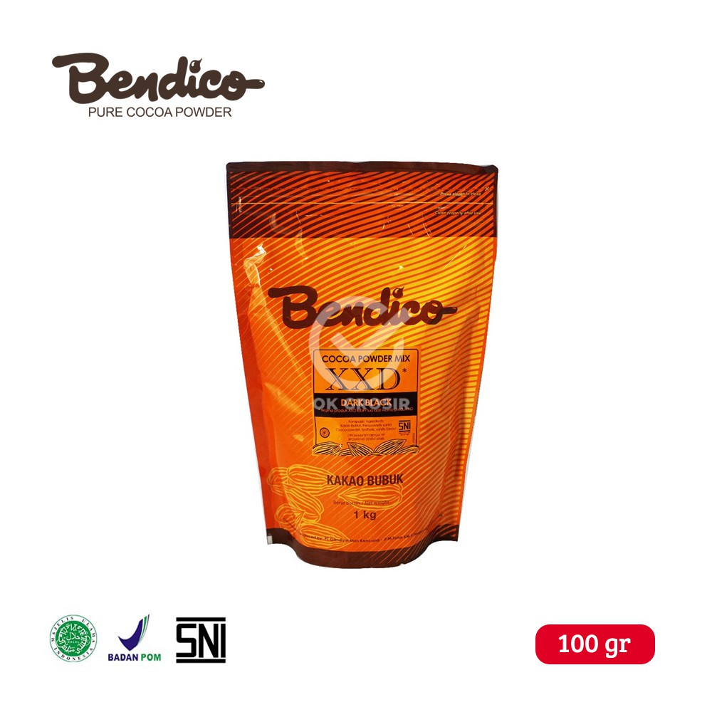 

(100 gr) Bendico Cocoa Powder XXD / Cocoa Black/ Coklat Bubuk Hitam/ Coklat Blackforest
