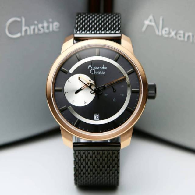 JAM TANGAN ALEXANDRE CHRISTIE COWOK AC 6548 ORIGINAL