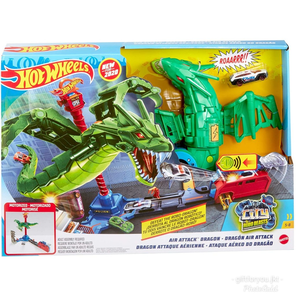 Jual Hot Wheels City Air Attack Robo 