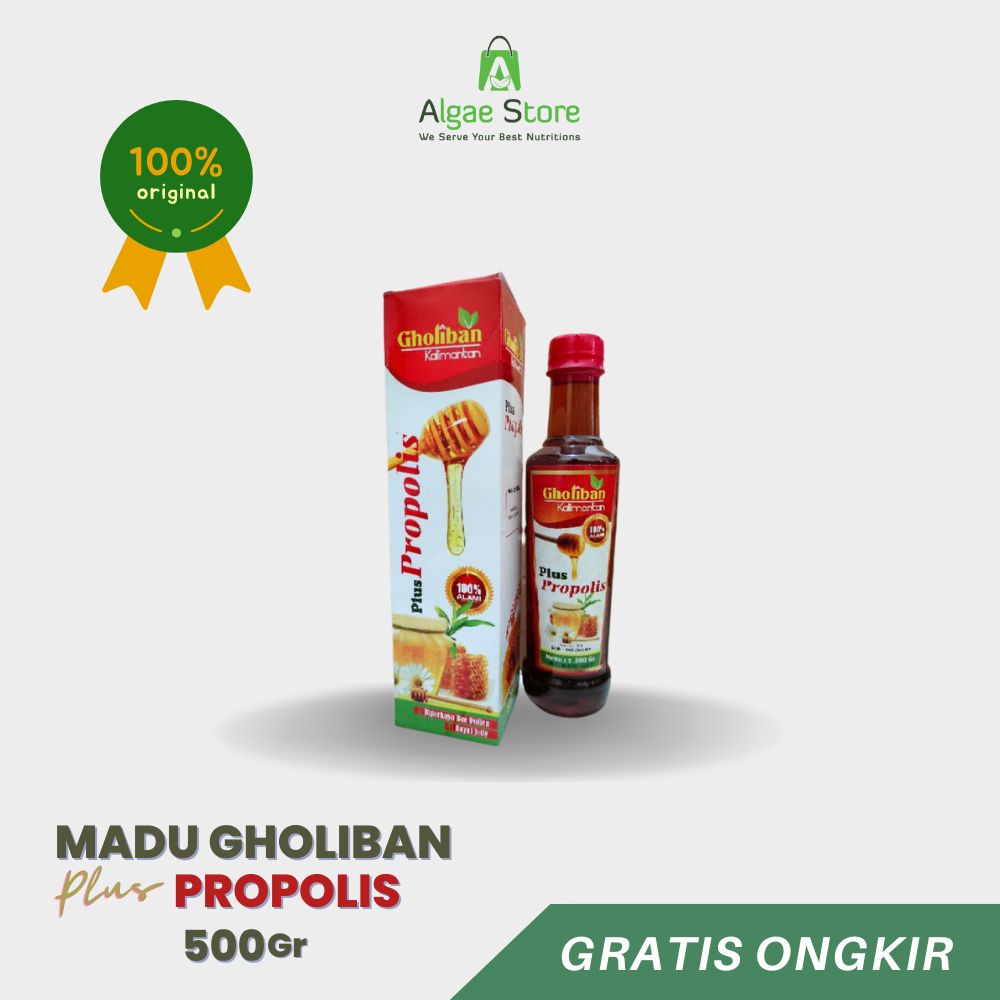 

Madu Gholiban Kalimantan Plus Propolis 500 gr
