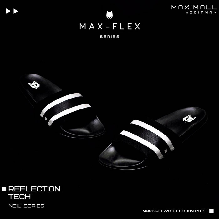 Unik Sendal Pria Maximall Max-Flex Black series - 39 Terlaris