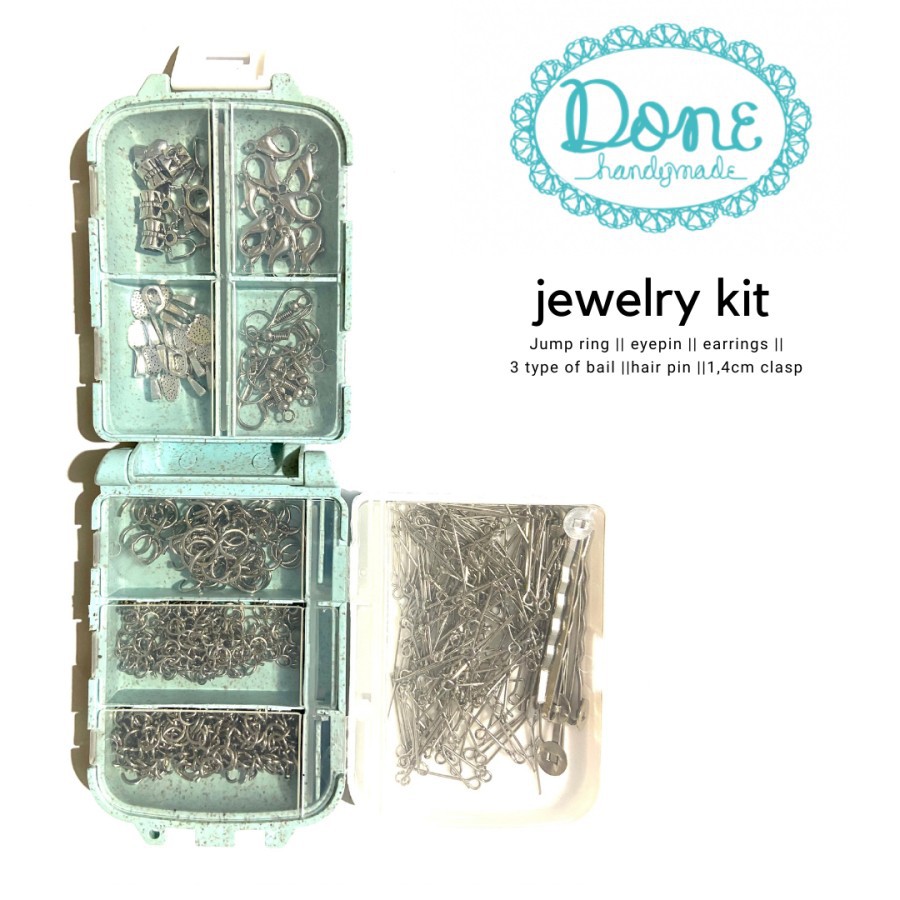 Paket hemat pemula diy kit charm gantungan kunci keychain masker strap