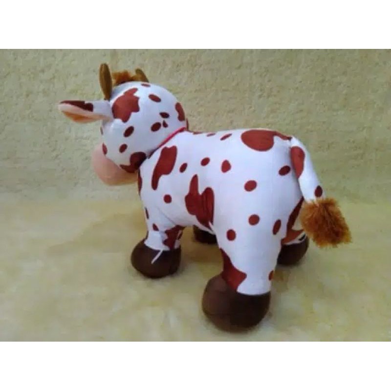 BONEKA SAPI UKURAN 30 CM / BONEKA SAPI LUCU TERMURAH TERLARIS