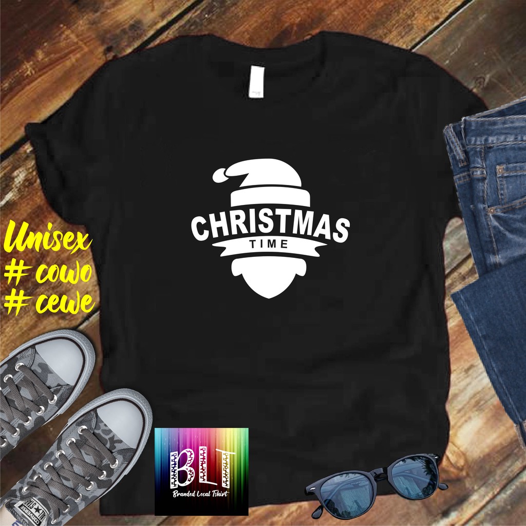 DONHOKITI MECHRISTMAS VIBES KAOS PRIA KAOS NATAL