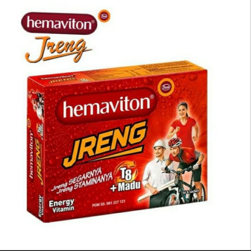 Hemaviton Jreng  1 Box isi 6 sachet