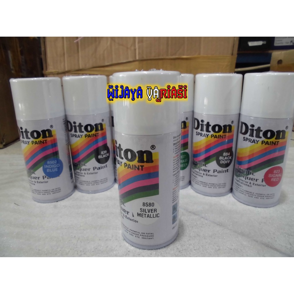 

DITON SPRAY PAINT PYLOX COLOUR 8580 METALIC SILVER 150CC