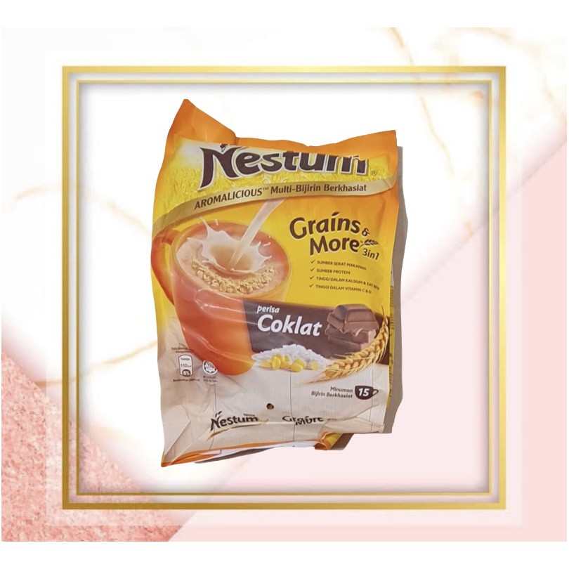 

Nestle Nestum Grains & More 3 in1 Rasa Coklat / Chocolate Multi Bijirin