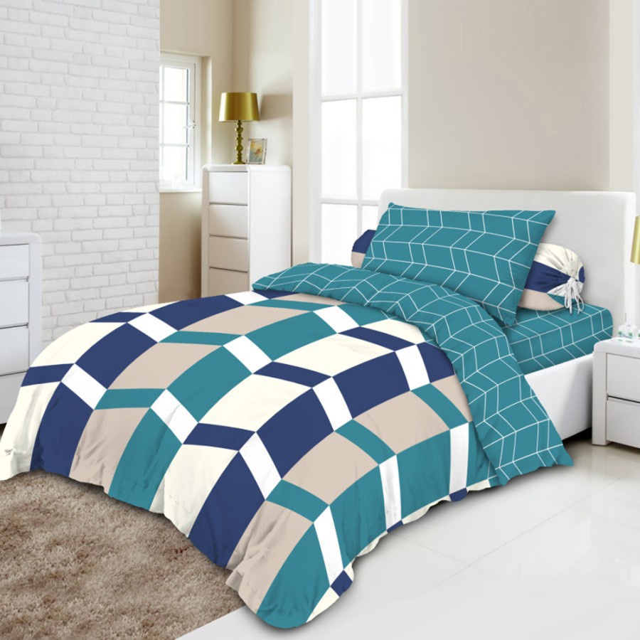 Bedcover Vito Sprei Extra Single 120x200 cm Motif Stairway