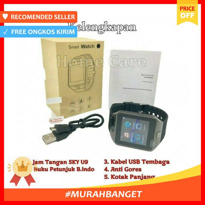 Jam Tangan Hp Android Smartwatch U9 Jam Tangan Pria Wanita