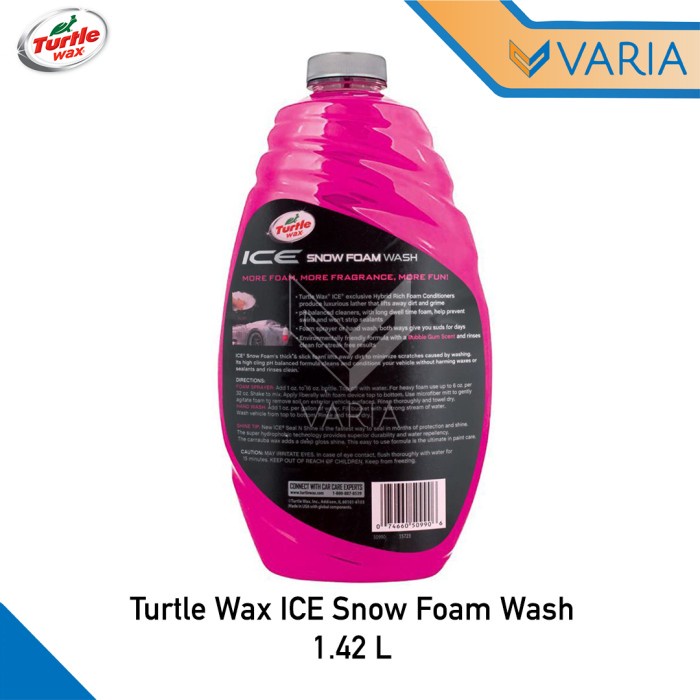 Turtle Wax Ice Snow Foam Wash 1.42 L Shampoo Busa Cuci Mobil Premium