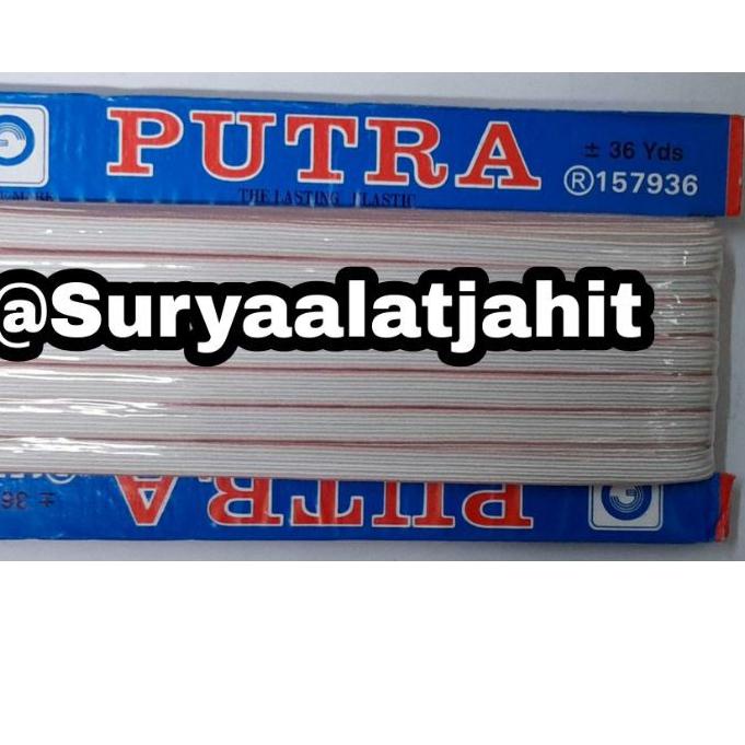 

Special - Elastik papan Putra 7mm +/- 36yard putih=rp.27.500/1pcs ✔