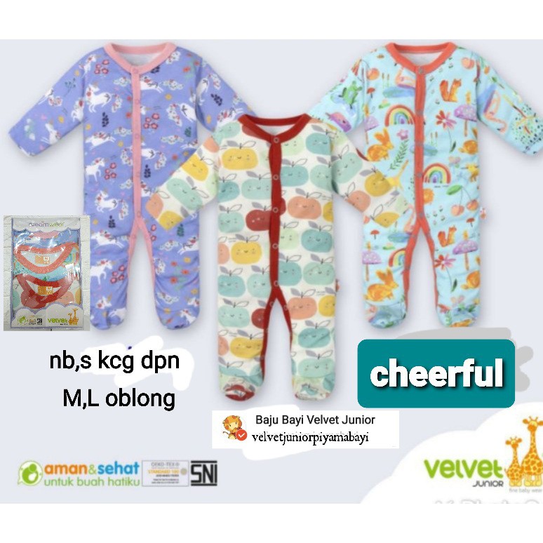 Velvet Junior Dreamwear Jumper Tutup Kaki