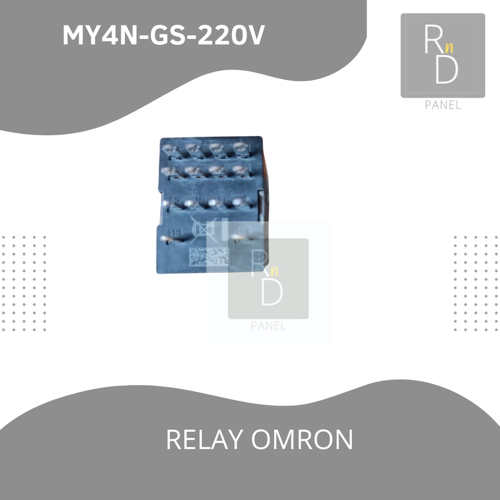 RELAY OMRON MY4N-GS-220V / MY4N 220V 14 KAKI / MY4N GS 220V ORIGINAL