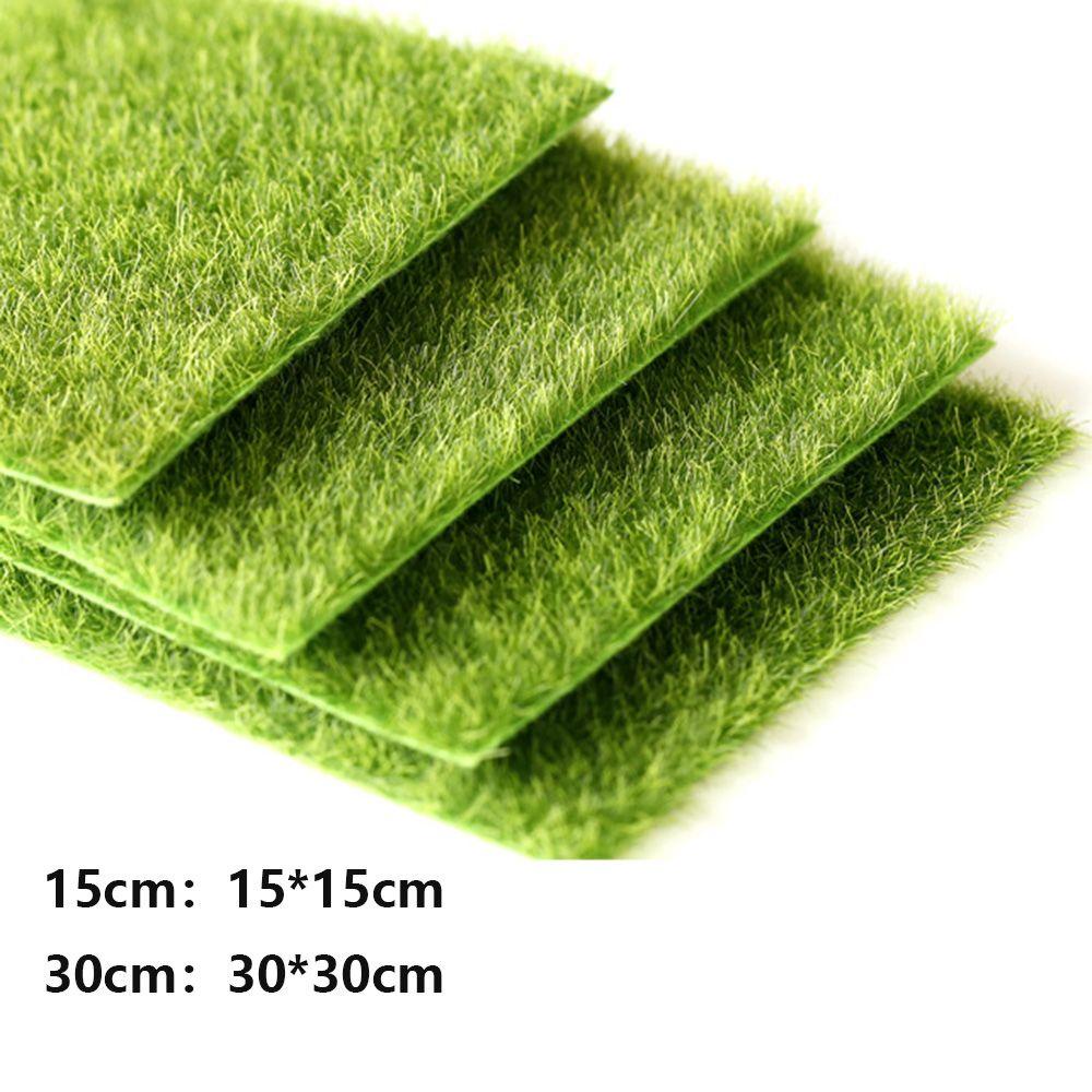 Top Karpet Mikro Lanskap Buatan Simulasi Hijau Rumput Tikar Rumput
