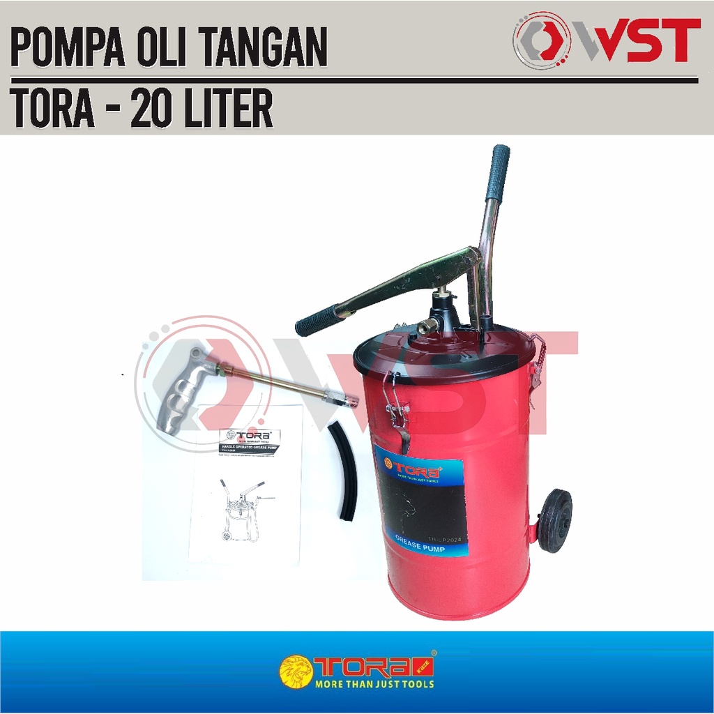 Tora Hand Grease Pump 20 liter / Pompa Gemuk Drum 20liter / 20 L