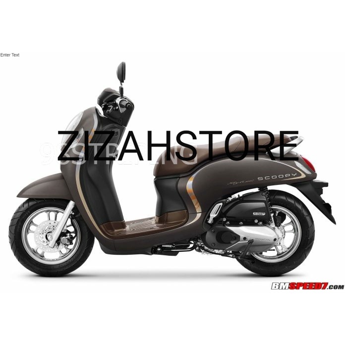 STRIPING HONDA SCOOPY STYLISH COKLAT TAHUN 2020  LIS ORI STANDAR