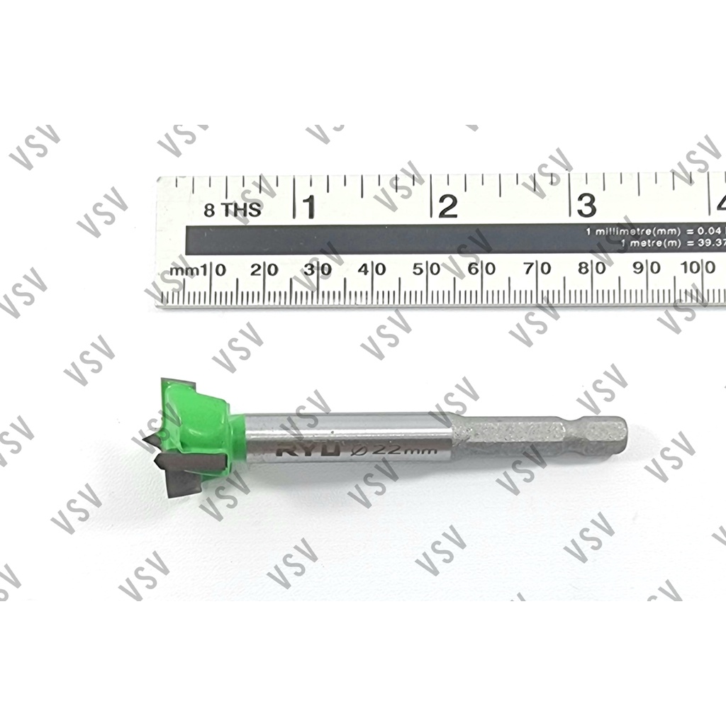 RYU Forstner Bit 22mm Mata Bor Kayu Engsel Hinge Boring