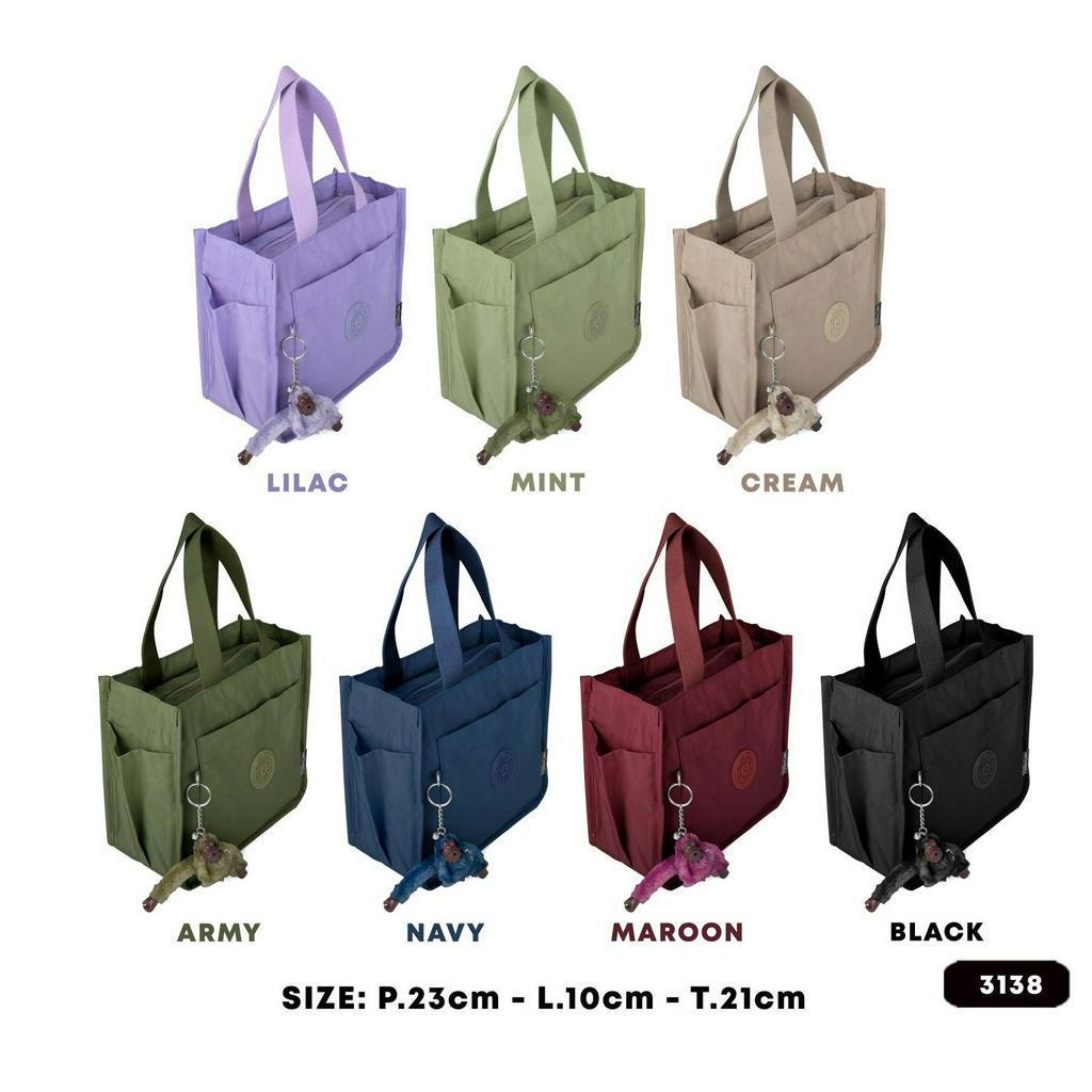 Tas Selempang dan Bahu Wanita Nilon KP Import - 3138