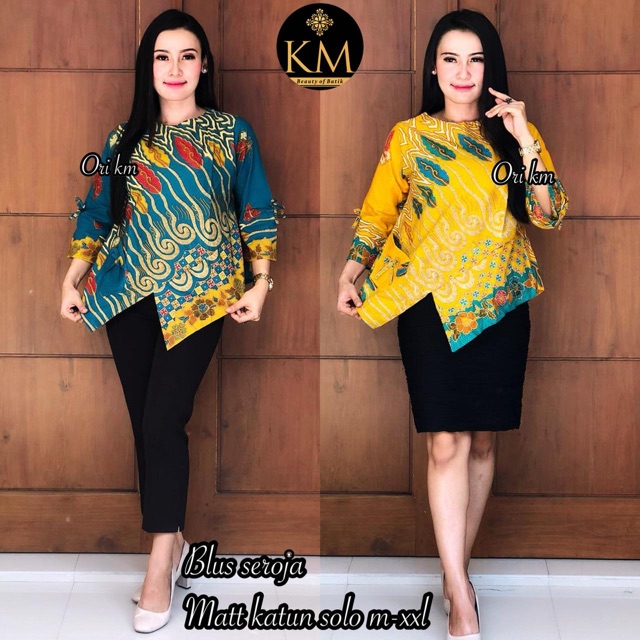 Blus Seroja Batik