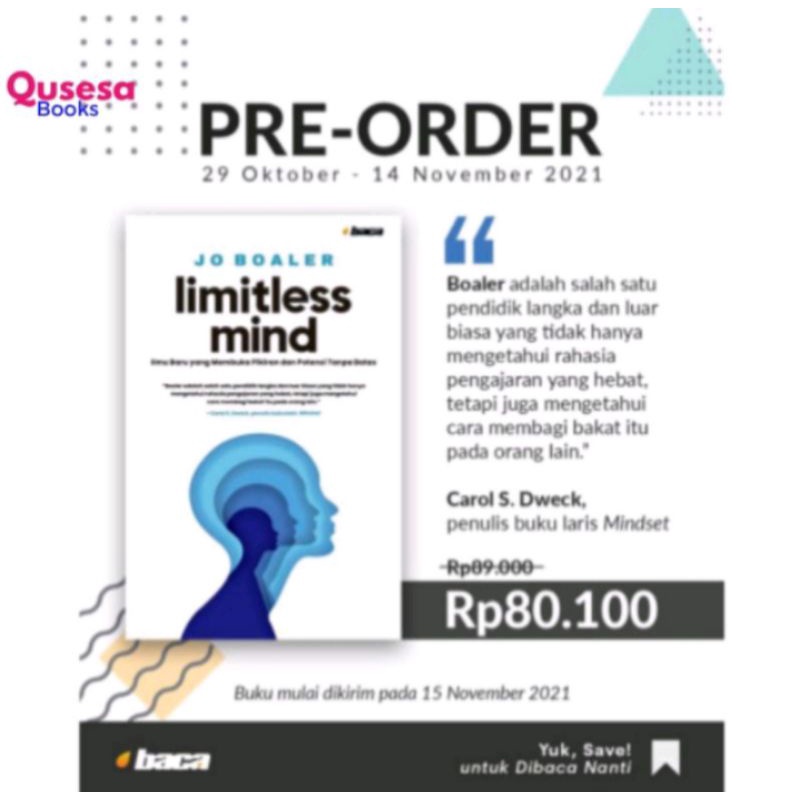 LIMITLESS MIND/MINDSET/SELF THESTORIES - BACA (ORIGINAL 100%)