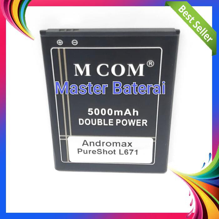 BATERAI ANDROMAX R PURE SHOT HS L671 HISENSE LP38220B DOUBLE IC PROT