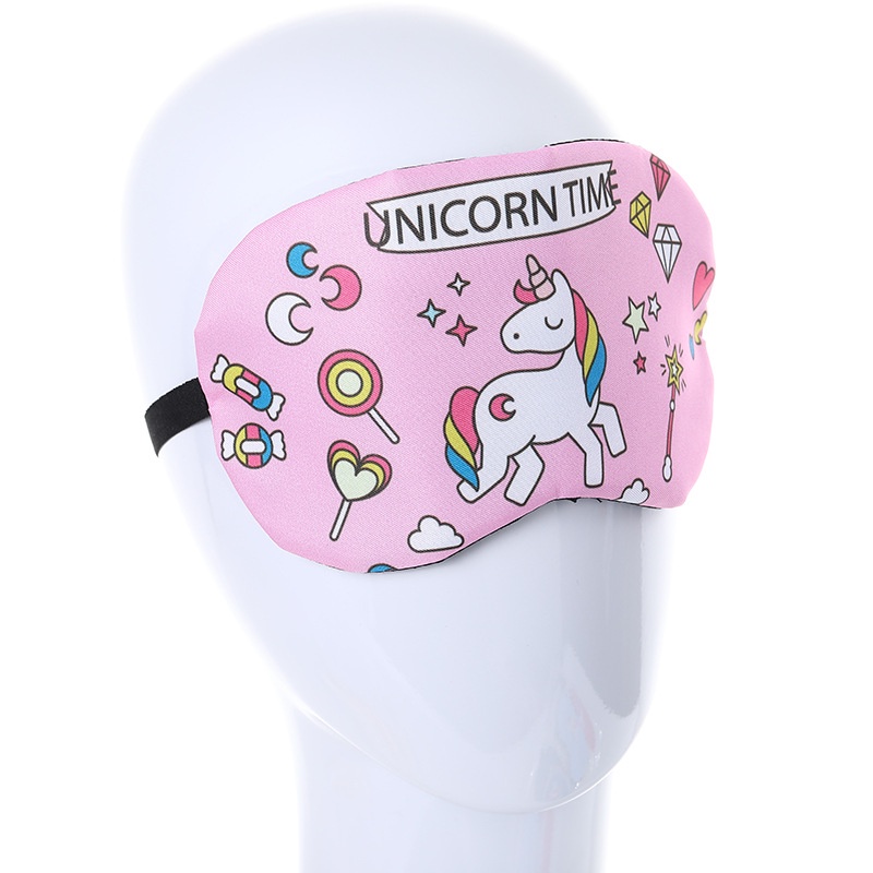 Penutup Mata Tidur Anak Motif Unicorn Masker Mata Tidur